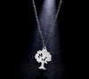 Tree Of Life Pendant Stainless Steel Necklace Dainty Gold Silvery Choker Necklace For Women Man 2022 Jewelry Gift