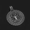 Tree of Life Pendant Viking Nordic Style Chain Necklace Christmas Gift for Men Goth Women Necklac