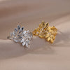 Tree of Life Rings for Women Open Adjustable Stainless Steel Gold Color Lucky Ring 2023 Trend Engagement Wedding Jewerly anillos