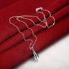 Trend 925 sterling Silver Pretty Water drop Pendant Bracelets necklaces earrings rings Jewelry sets for women Party Gift