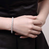 Trend 925 sterling Silver classic 6MM twisted circle Bracelet necklace Jewelry sets for women men wedding Party Gifts