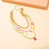 Trend INS Gold Color Multi-layer Bitch Necklace for Woman Cartoon Balloon Dog Letter Necklace Party Gift Punk Hip Hop Jewelry