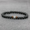 Trend Men's Bracelet Lava Stone Labradorite Moonstone Beads Bracelet Chakra Yoga Wood Bead Bracelet For Men Jewelry Bileklik