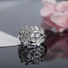 Trend Pretty woman  Jewelry 925 Sterling Silver fine Retro leaf Rings trend party gifts charms wedding Jewelry
