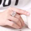 Trend Pretty woman  Jewelry 925 Sterling Silver fine Retro leaf Rings trend party gifts charms wedding Jewelry