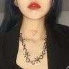 Trend Punk Style Rap Street Hip-hop Jewelry Necklace Thorns Choker Short Chain Necklace Aesthetic Men Women Accessories