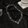 Trend Punk Style Rap Street Hip-hop Jewelry Necklace Thorns Choker Short Chain Necklace Aesthetic Men Women Accessories