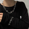 Trend Punk Style Rap Street Hip-hop Jewelry Necklace Thorns Choker Short Chain Necklace Aesthetic Men Women Accessories