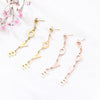 Trend Stainless Steel LOVE Letter Long Dangle Earrings For Women Rose Gold Words Earring Mulher Brincos Girls Party jewelry Gift