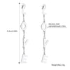 Trend Stainless Steel LOVE Letter Long Dangle Earrings For Women Rose Gold Words Earring Mulher Brincos Girls Party jewelry Gift