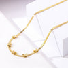 Trend  Stainless steelChoker Necklace Lovely Gold Plated Butterfly Necklace Women Summer Holiday Romantic Gift Jewelry Wholesal