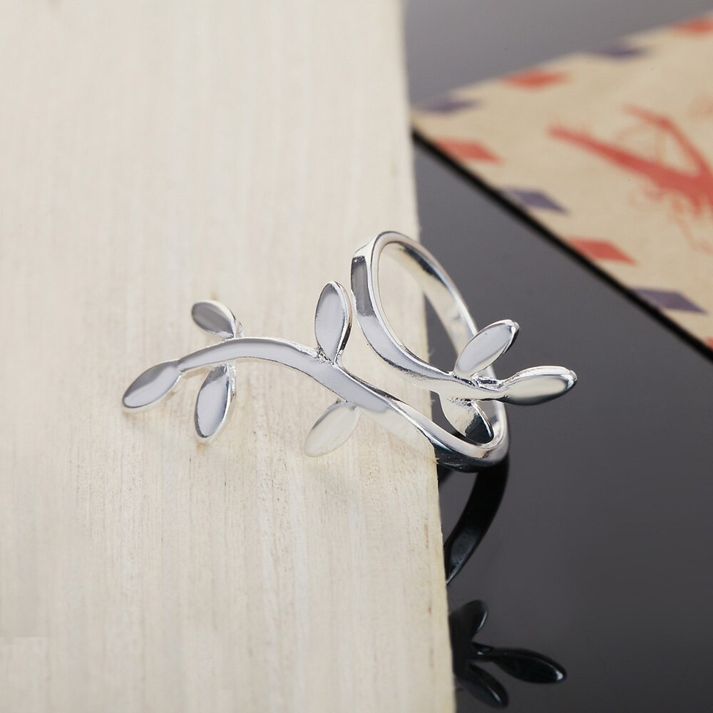 Trend products charm 925 Sterling Silver fine Plant vines Rings for woman adjustableWedding Party Gifts Charms Jewelry