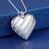 Trending products 925 Stamped Silver Necklace Heart photo frame Pendant for woman brands party wedding Jewelry gifts