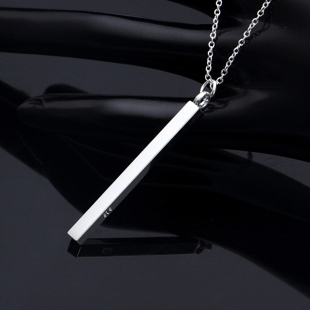Trending products 925 Stamped Silver Pretty geometry Pendant Necklace For Women charms gifts party brands Jewelry