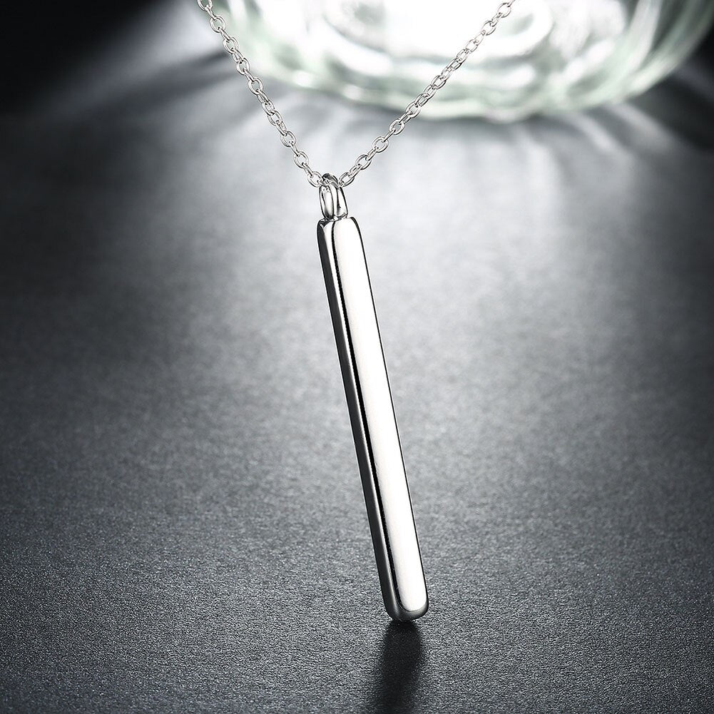 Trending products 925 Stamped Silver Pretty geometry Pendant Necklace For Women charms gifts party brands Jewelry