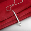 Trending products 925 Stamped Silver Pretty geometry Pendant Necklace For Women charms gifts party brands Jewelry