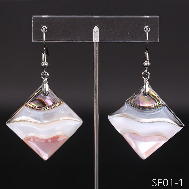 Trends Earrings For Women Creative Shells And Silver Earrings Silver 925 Jewelry design factory direct package mail