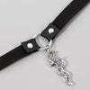 Trendy 2021 Silver color Snake Sword Choker Necklaces For Women Trendy Necklace Pendants Leather Necklace Jewelry Bijoux Gift