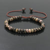 Trendy Abacus Beads Bracelet Men Indian Onyx Stone Women Bracelet Lucky Chakra Friendship Couples Bracelet Female Jewelry Gift