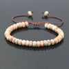 Trendy Abacus Beads Bracelet Men Indian Onyx Stone Women Bracelet Lucky Chakra Friendship Couples Bracelet Female Jewelry Gift
