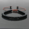 Trendy Abacus Beads Bracelet Men Indian Onyx Stone Women Bracelet Lucky Chakra Friendship Couples Bracelet Female Jewelry Gift