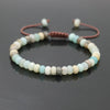 Trendy Abacus Beads Bracelet Men Indian Onyx Stone Women Bracelet Lucky Chakra Friendship Couples Bracelet Female Jewelry Gift