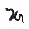 Trendy Black Curved Snake Ring Women's Ring Charm Jewelry Hip Hop Rock Punk Accessories Party Gift  Dropship