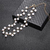 Trendy Elegance Statement Necklace Charm Simulated Pearl Bead Choker Necklace For Women Kolye Collier Femme 2021 N972021