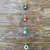 Trendy Evil Eye Choker Necklace Delicate 4 Colors Necklace Pendant On Neck Halloween Festival Jewelry XL255