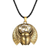 Trendy Eye Of Horus Egypt Pendant Necklace For Women Men Woodland Animal Insect Scarab Necklace Vintage Jewelry