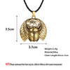 Trendy Eye Of Horus Egypt Pendant Necklace For Women Men Woodland Animal Insect Scarab Necklace Vintage Jewelry