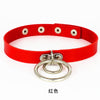 Trendy Fetish Choker Lolita PU Leather Gothic Lolita Korean Necklace Slave BDSM Bondage Restraints Erotic Jewelry Accessories