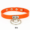Trendy Fetish Choker Lolita PU Leather Gothic Lolita Korean Necklace Slave BDSM Bondage Restraints Erotic Jewelry Accessories
