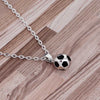 Trendy Football Link Chain Soccer Charm Necklace Pendant Gold Color Sport Ball Jewelry Men Boy Children Gift Pendant Necklace