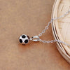 Trendy Football Link Chain Soccer Charm Necklace Pendant Gold Color Sport Ball Jewelry Men Boy Children Gift Pendant Necklace