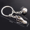 Trendy Football Shoes Football Pendant Key Chain Men's Key Chain Metal Accessories Party Jewelry