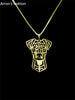Trendy German Pinscher pendant necklace women gold silver dog jewelry statement necklace men cs go online shopping india