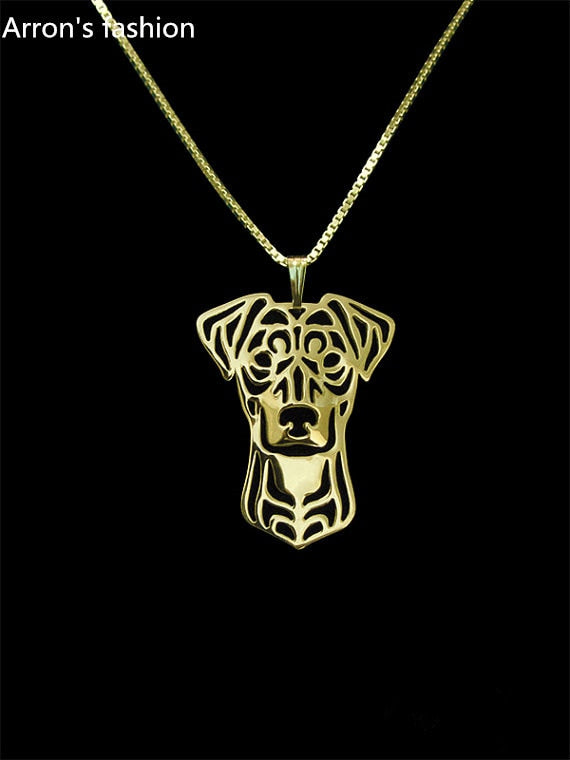 Trendy German Pinscher pendant necklace women gold silver dog jewelry statement necklace men cs go online shopping india