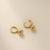 Trendy Gold Color Copper Pendant Earrings For Woman Party Wedding Gifts Drop Earring Female Accessory Jewelry Korean 2022