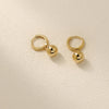 Trendy Gold Color Copper Pendant Earrings For Woman Party Wedding Gifts Drop Earring Female Accessory Jewelry Korean 2022