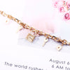 Trendy Goth Lock Key Pendant Bracelets For Women Silvery/Gold/Rose Gold Color Stainless Steel Bracelet Jewelry Gift 2022