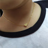 Trendy Heat Pendant Choker Necklace for Women Wedding Punk Small Gold Color Short Chain Necklace Jewelry