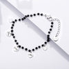 Trendy LOVE Heart Charms Bracelet Vintage Simple Silvery Heart Tasssel Beaded Bracelets for Couple Girls Elegant Jewelery Gifts