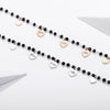 Trendy LOVE Heart Charms Bracelet Vintage Simple Silvery Heart Tasssel Beaded Bracelets for Couple Girls Elegant Jewelery Gifts
