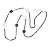 Trendy Lady Face Crystal Beads Long Necklace For Women Custom Colourful Glass Charm Pendants Statement Necklaces Jewelry 2022