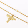 Trendy Men’s Jewelry Hip Hop Necklace Rhinestone Uzi Gun Pendant Necklace Long Cuban Chain Men’s and Women’s Bar Jewelry Jewelry