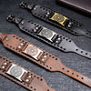 Trendy Nordic Lucky Compass Axe Bracelet Genuine Leather Woven Viking Men's Bracelet Totem Design Accessories Party Jewelry