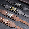 Trendy Nordic Totem Design Irish Cross Bracelet Leather Braided Men's Bracelet Viking Rune Accessories Party Jewelry