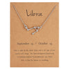 Trendy Shiny Crystal Star Zodiac Sign 12 Constellation Pendent Necklaces Female Elegant Silver Color Choker Necklaces Jewelry