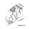 Trendy Silverly Crown Classic Stainles Steel Ring For Men Women Friendship Engagement Wedding Open Rings Party Gift Jewelry 2022